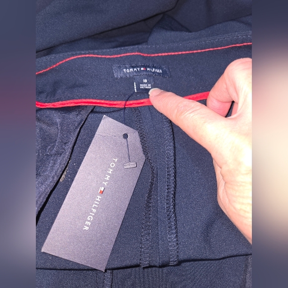 Tommy Hilfiger Women's sz 18 Navy Pants NEW - Picture 7 of 12